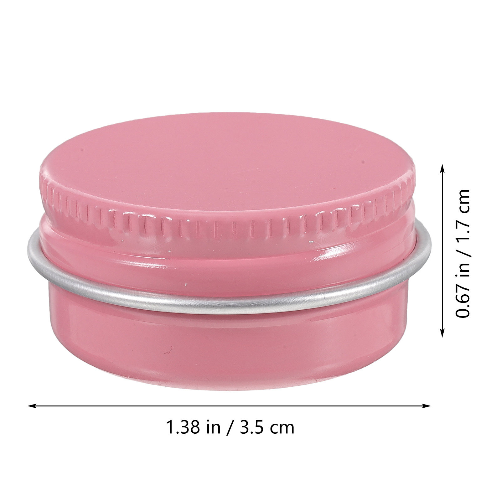8Pcs Round Aluminum Tin Jars E - Lip Balm ulasan dan harga