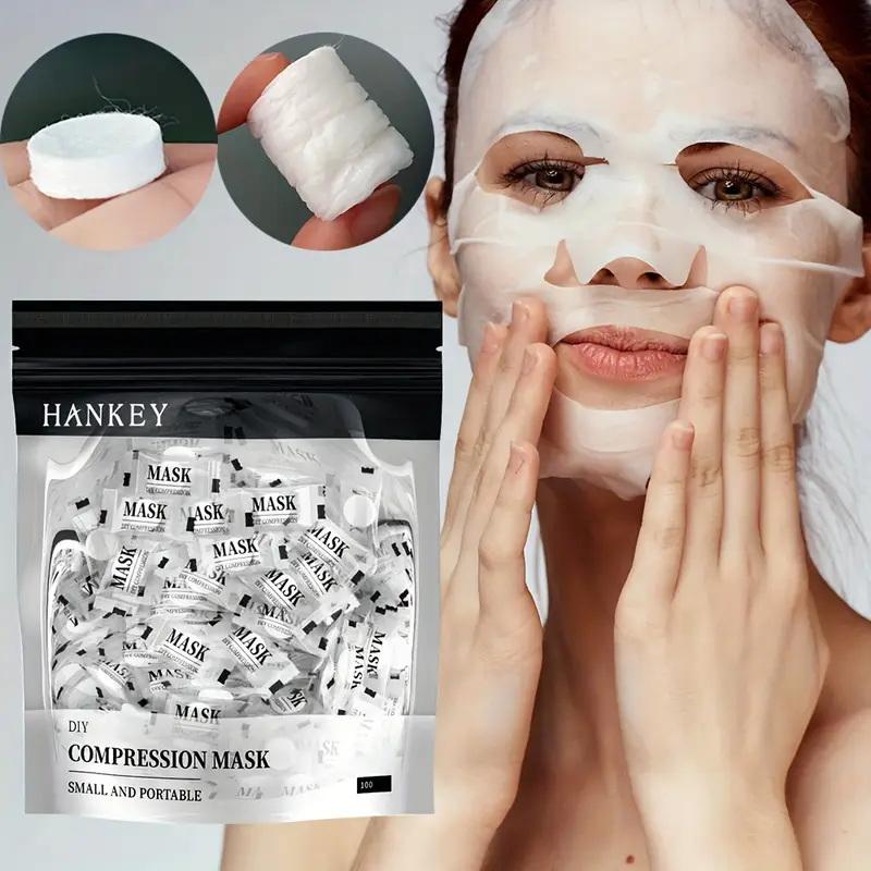 **100PCS Disposable Compressed - Face Mask Skincare ulasan dan harga