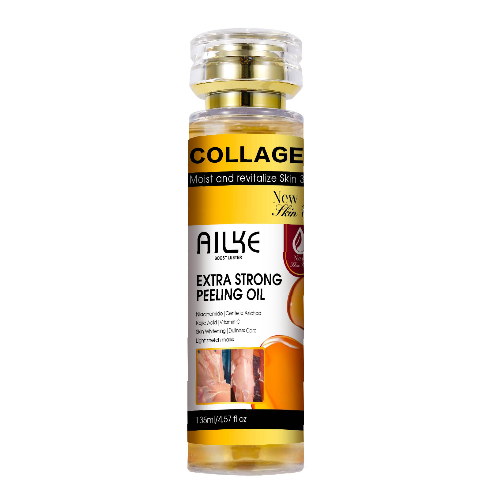 AILKE Collagen Yellow Peeling  - Vitamin C Serum ulasan dan harga