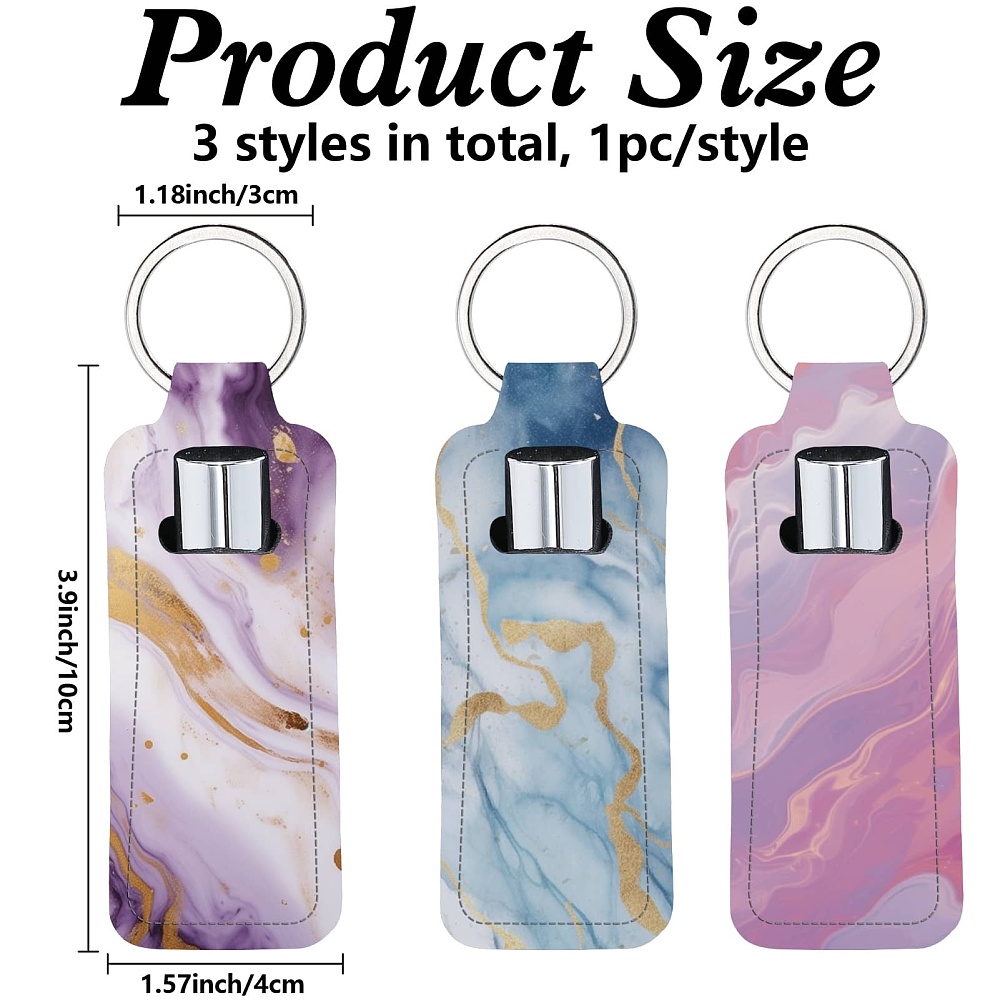 Chapstick Holder Keychain Marb - Lip Balm ulasan dan harga