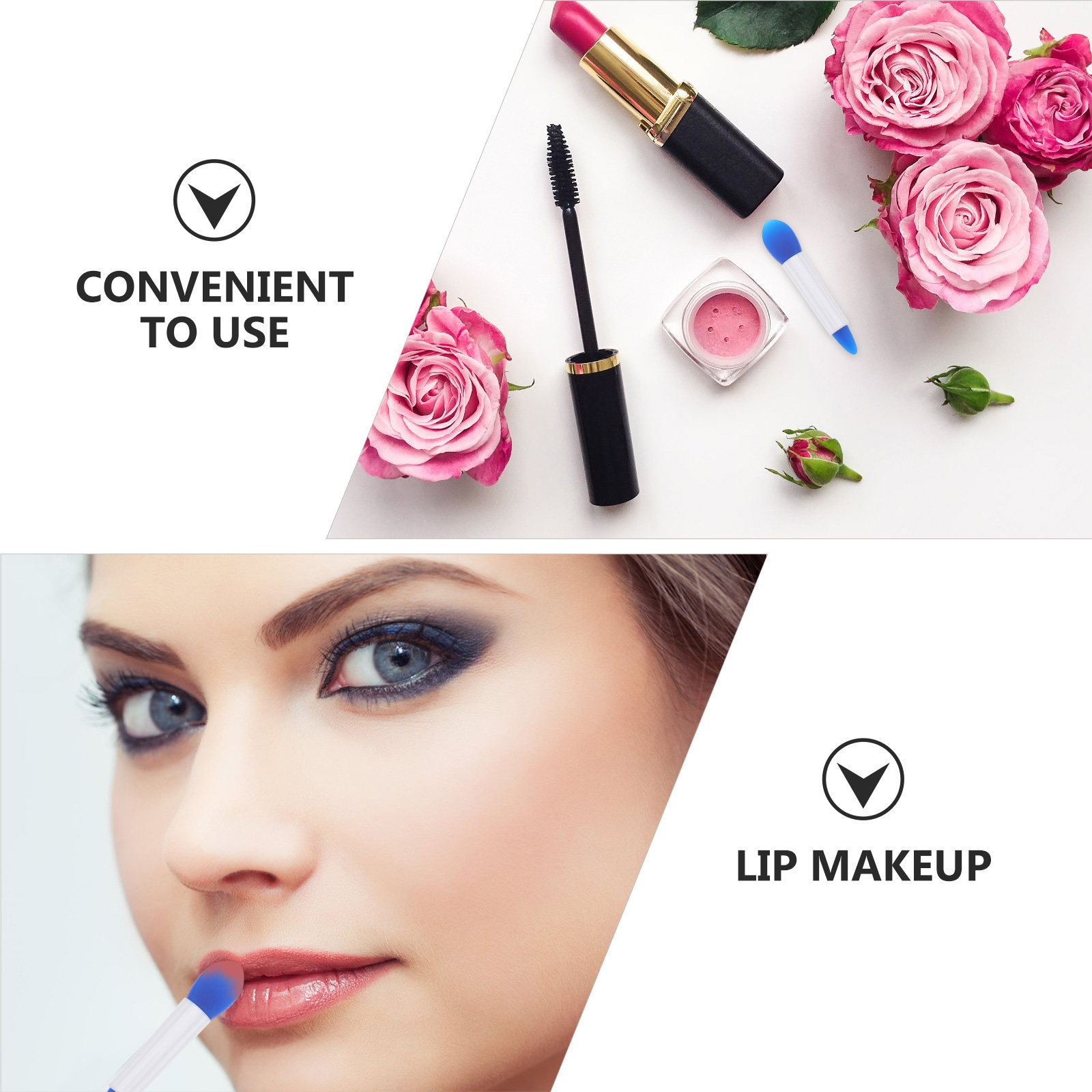 1Set Silicone Lip Brush Set Li - Lip Balm ulasan dan harga