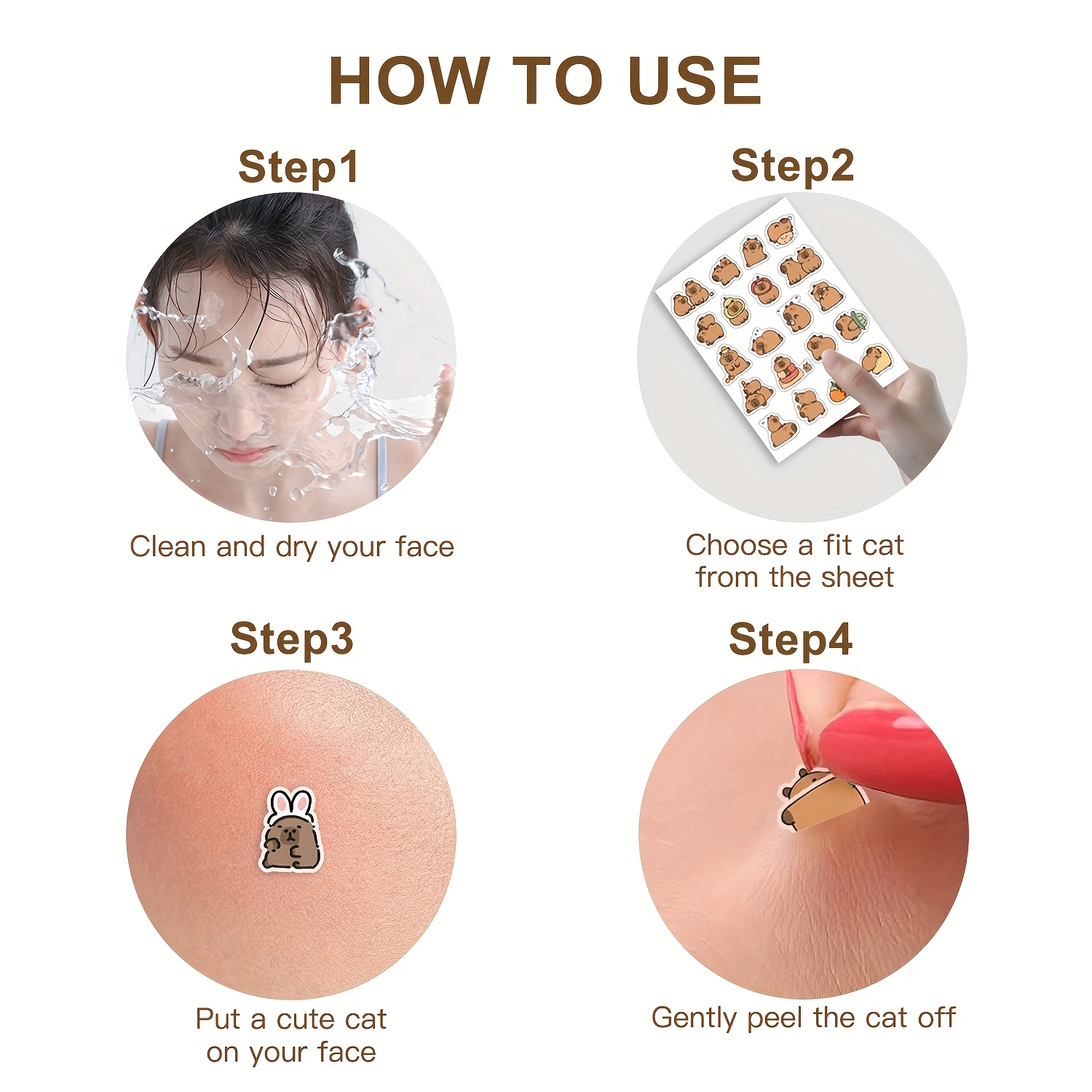 Capybara Shaped Pimple Patches - Face Oil ulasan dan harga
