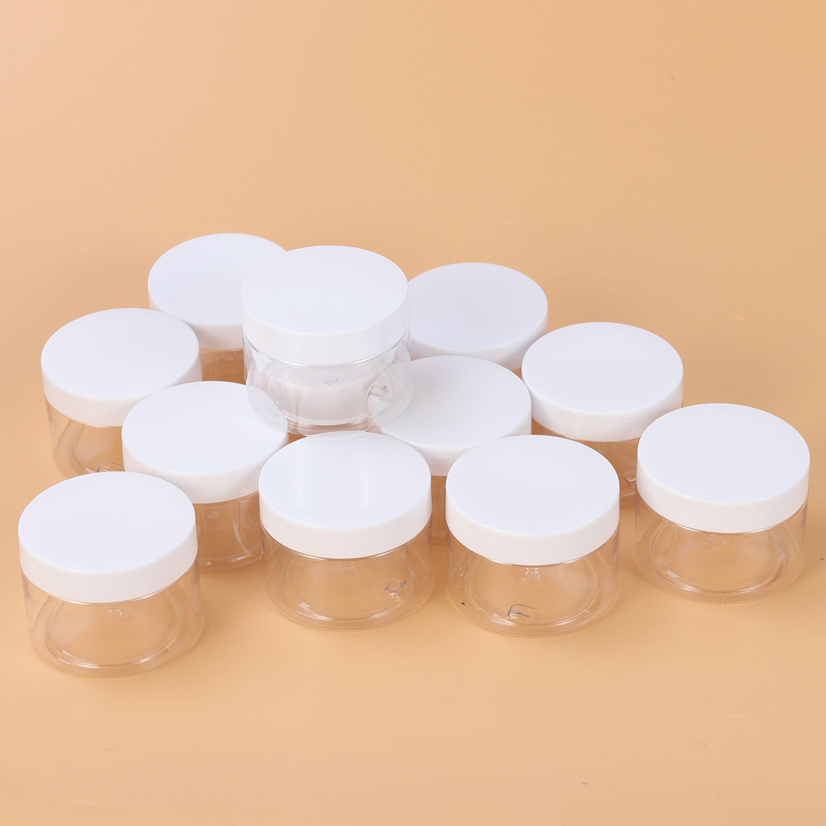 12Pcs Clear Plastic Wide-Mouth - Body Lotion ulasan dan harga
