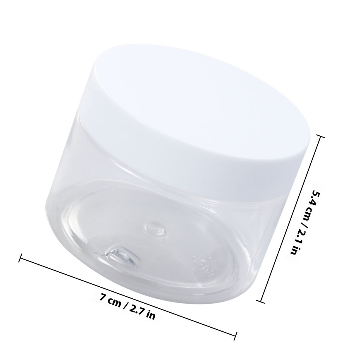 12Pcs Clear Plastic Wide-Mouth - Body Lotion ulasan dan harga