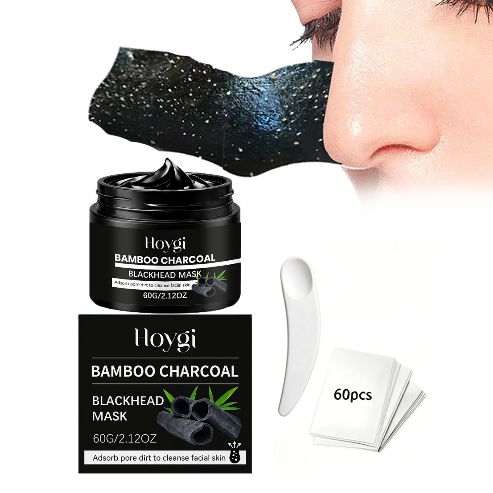 Bamboo Charcoal Blackhead Mask - Face Mask Skincare ulasan dan harga