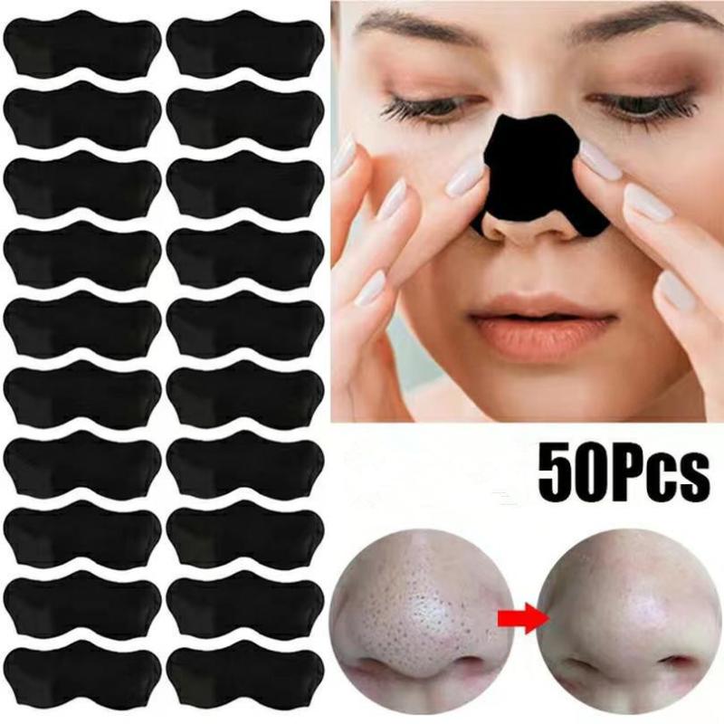 50Pcs Nose Blackhead Remover M - Face Mask Skincare ulasan dan harga