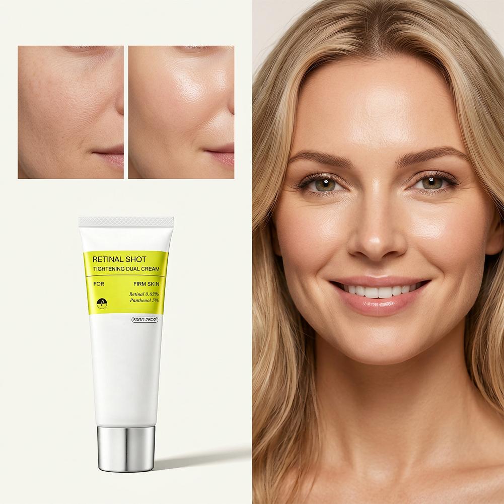 Retinol Shot Tightening Dual C - Retinol Cream ulasan dan harga