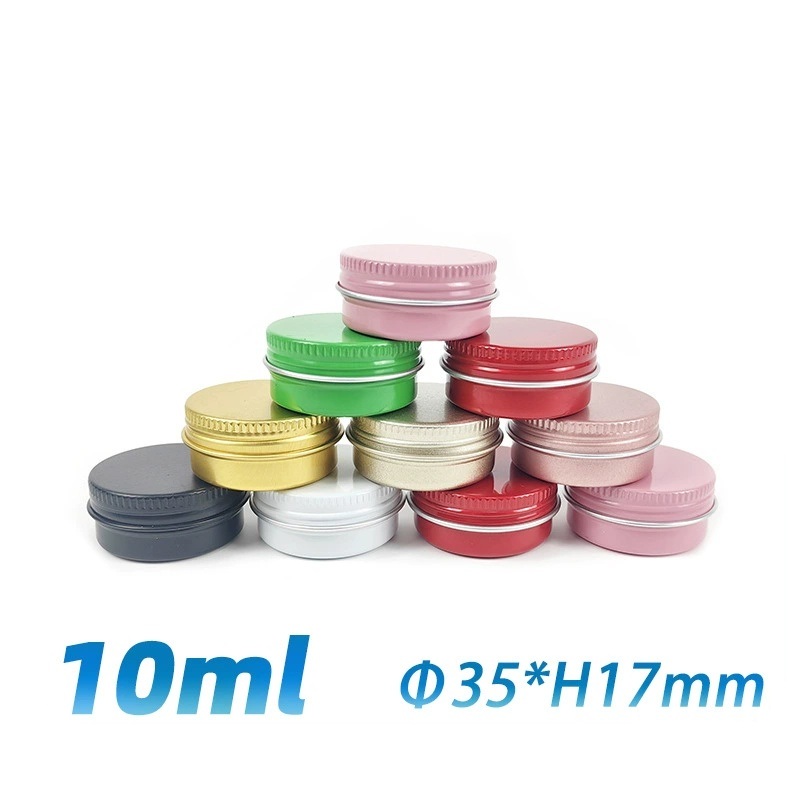 200pcs Mini 10ml Metal Round C - Lip Balm ulasan dan harga