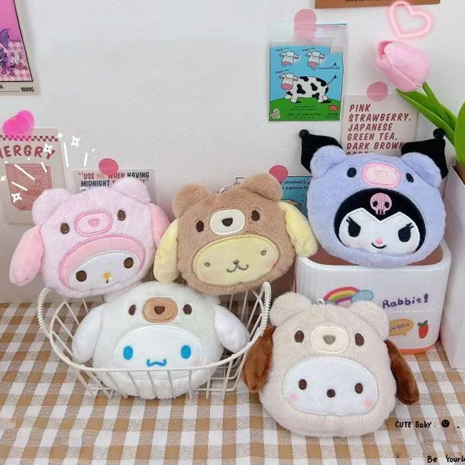 Plush Coin Purse Pendant Heali - Lip Balm ulasan dan harga