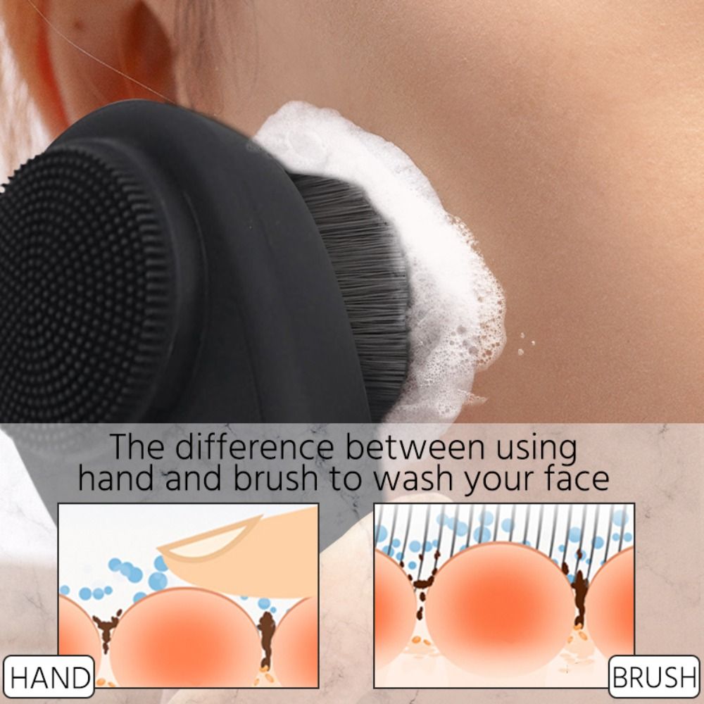 Double-Sided Silicone Face Cle - Cleanser Face ulasan dan harga